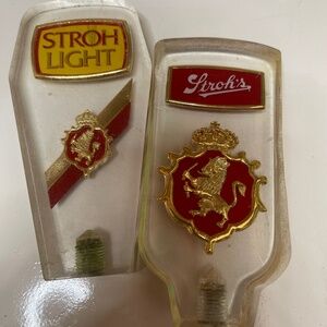 Vintage Stroh’s Beer Keg Handles